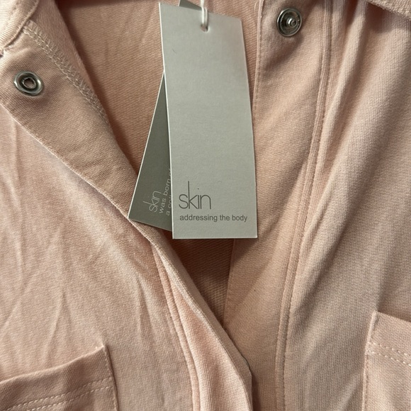 Skin Worldwide Fortune Jumpsuit In Putty Pink NWT Size 1 - Picture 4 of 11